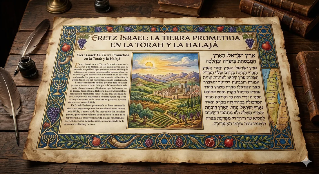 Portada del shiur Eretz Israel: La Tierra Prometida en la Torah y la Halajá